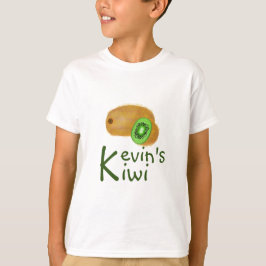 Camiseta Diseño Kiwi Adorable con 'K' inicial