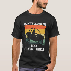 Camiseta Diseño lado a lado para hombres mujeres UTV ATV Sx