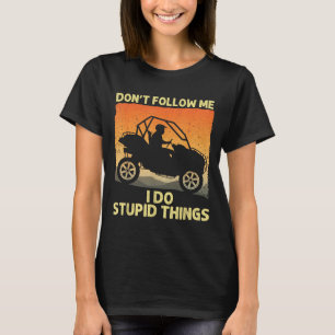 Camiseta Diseño lado a lado para hombres y mujeres Utv Atv 