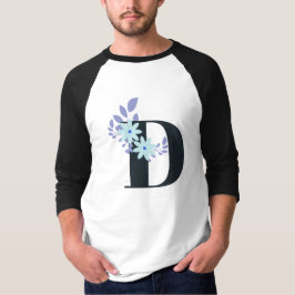 Camiseta Diseño: letra "D", número de diseño 1.