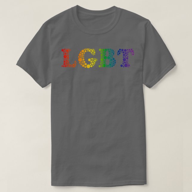 Camiseta Diseño LGBT de Burbuja Arcoiris para la comunidad  (Diseño del anverso)