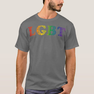 Camiseta Diseño LGBT de Burbuja Arcoiris para la comunidad