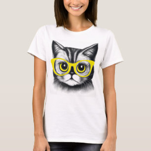 Camiseta diseño lindo de gato T-Shirt   animales lindos   r