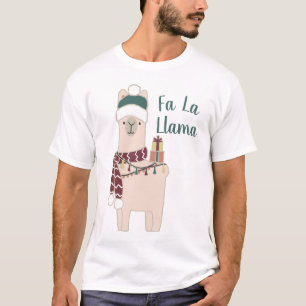 Camiseta Diseño lindo de la llama del La del Fa del día d
