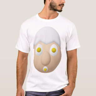 Camiseta Diseño lindo de personaje de huevo extravagante de