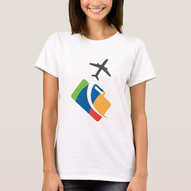 Camiseta Diseño lindo tema de avión (Anverso)