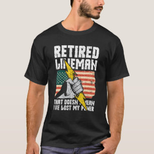 Camiseta Diseño Lineemán Jubilado Para El Ganadero Patrióti