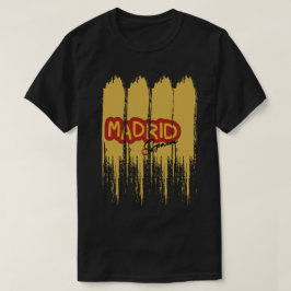 Camiseta Diseño Líquido Pincelada Madrid