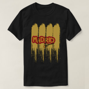 Camiseta Diseño Líquido Pincelada Madrid
