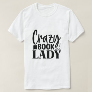 Camiseta Diseño loco único para amantes de los libros