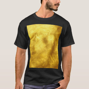 Camiseta Diseño lujoso de textura dorada
