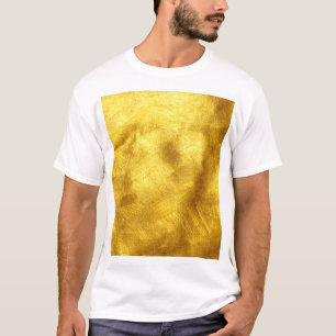 Camiseta Diseño lujoso de textura dorada