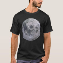 Diseño lun oscuro de la luna gris