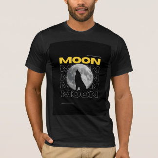 Camiseta diseño luna para unisex