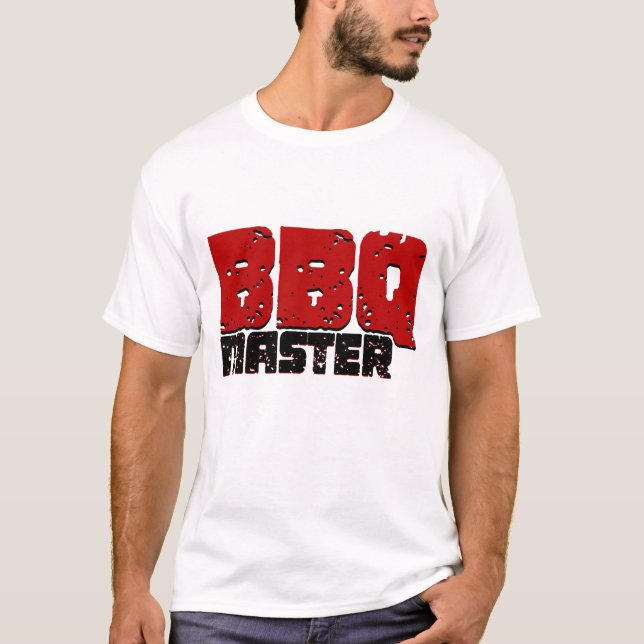 Camiseta Diseño Maestro Estético De BBQ Para Amos De Grill (Anverso)