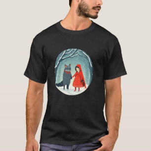 Camiseta Diseño Mágico de Caperucita Roja para un Ambiente