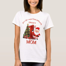 Camiseta Diseño mágico de cumpleaños de Santa para niños