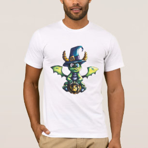Camiseta Diseño mágico de dragones de Halloween