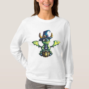 Camiseta Diseño mágico de dragones de Halloween