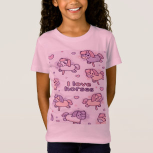 Camiseta Diseño Mágico de Juguete de Caballo de Palo   Caba