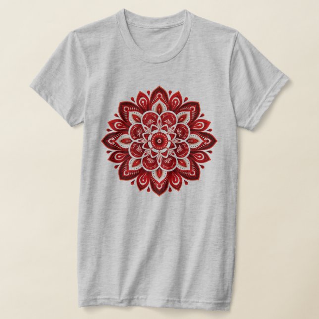 Camiseta Diseño Mandala / Flor (Distribución)