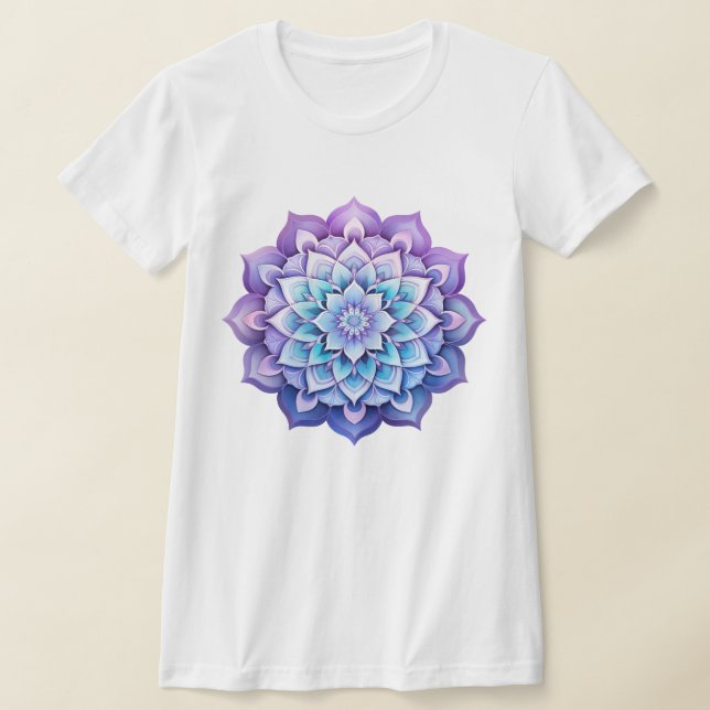 Camiseta Diseño Mandala / Flor (Distribución)