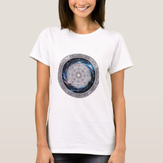 Camiseta Diseño Mandala y Universo: Armonía cósmica