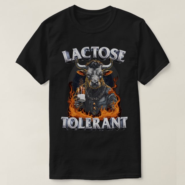 Camiseta Diseño Metalizado original tolerante a la lactosa (Diseño del anverso)