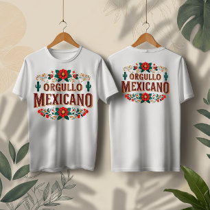 Camiseta Diseño mexicano de Orgullo, Mes de la Herencia His