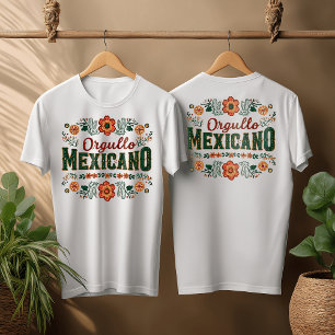 Camiseta Diseño mexicano de Orgullo, Mes de la Herencia His