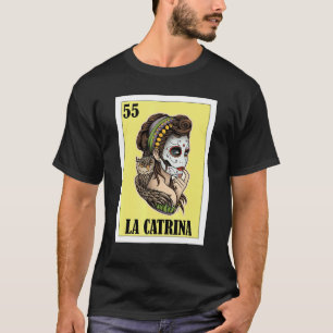 Camiseta Diseño Mexicano Divertido - La Catrina