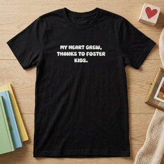Camiseta Diseño Mi corazón creció gracias a los niños de ac
