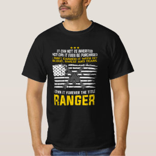 Camiseta Diseño militar de rangos