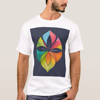 Camiseta Diseño minimalista del logotipo de bienestar