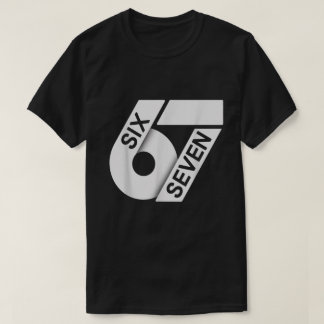 Camiseta Diseño Minimalista Six Seven 67
