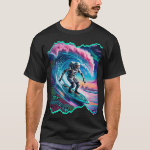 Camiseta Diseño místico de surfista para astronautas H2O
