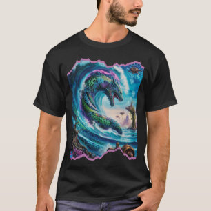 Camiseta Diseño místico del ascenso de H2O a Leviatán