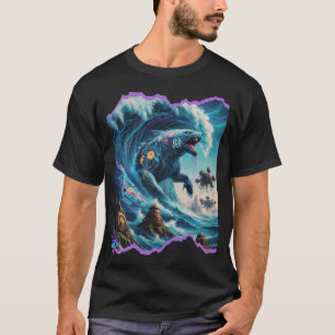 Camiseta Diseño místico del H2O Neptuno