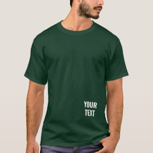Camiseta Diseño moderno Añadir texto aquí significa verde p