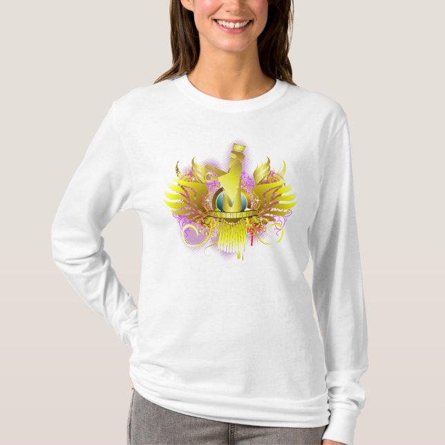 Camiseta Diseño moderno de Farvahar por Parthiana (Anverso)