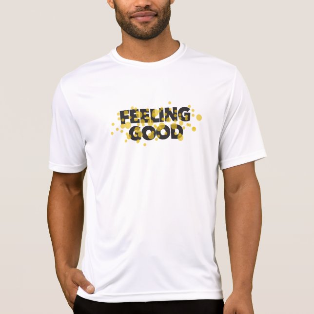 Camiseta Diseño moderno, lúdico y alegre de Feeling Good (Anverso)