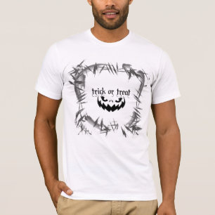 Camiseta Diseño moderno monstruo de Halloween "Trick or Tri