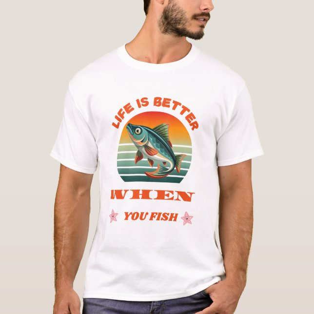 CAMISETA DISEÑO MODERNO PARA LOS PESCADORES (Anverso)