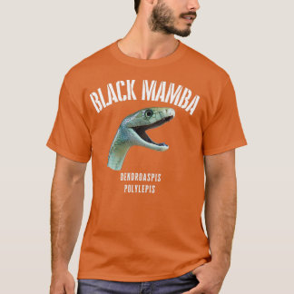 Camiseta diseño mortífero de serpiente de mamba negra estil