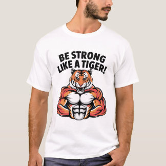 Camiseta Diseño motivacional de animales salvajes