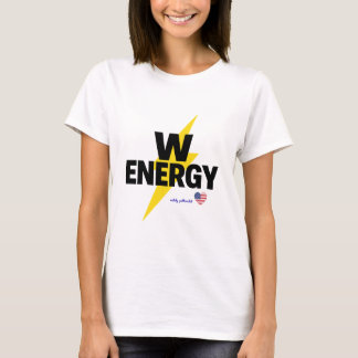 Camiseta Diseño Motivacional de Rayo de Energía Poderosa