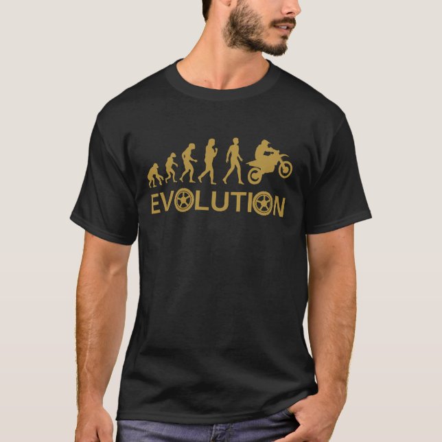 Camiseta Diseño motociclista Guay Evolution (Anverso)