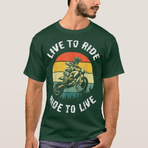 Camiseta Diseño Motocross de motocicleta de motociclismo de