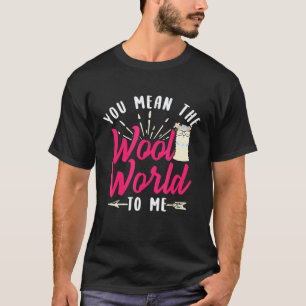 Camiseta Diseño Mundial de Lana de Llama Alpaca