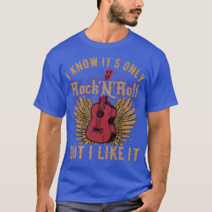 Camiseta Diseño Musical De Guitarra Rock Y Roll De Guay Par
